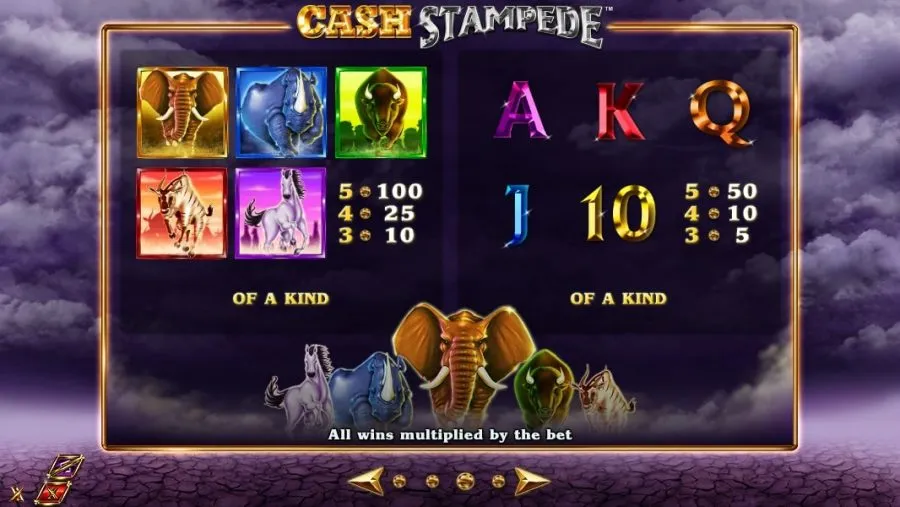 Cash Stampede Nextgen Gaming Slot Review Spilleautomat Omtale Norske spilleautomater online casino bonus freespins free spins