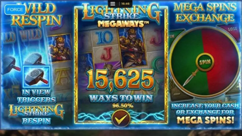 Lightning Strike MegaWays Online Casino Slot Spilleautomat Big Time Gaming