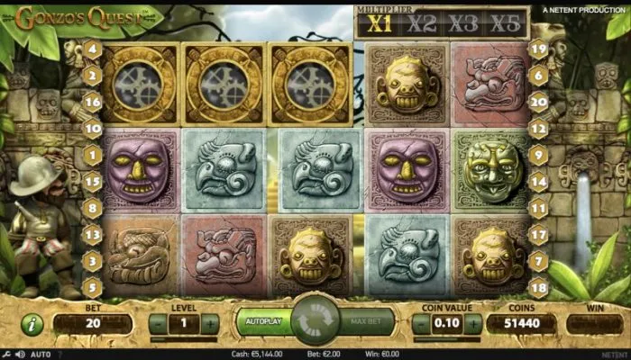 Gonzos Quest Freespins Game Bonus Online Slot Casino Spilleautomat Spilleautomater re trigger