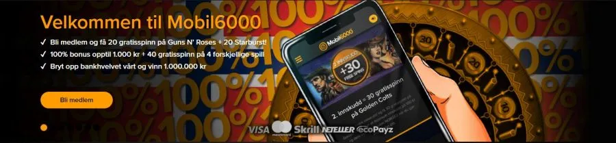 Mobil6000 Casino Bonus
