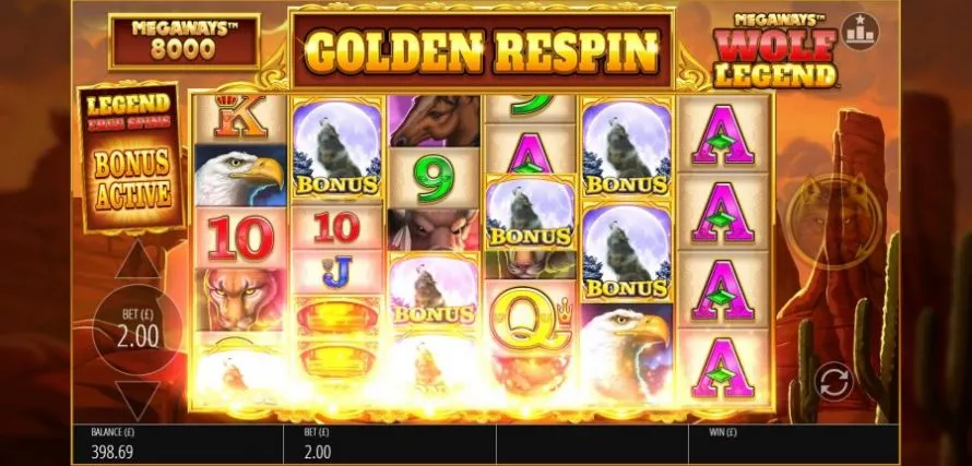 Wolf Legend Blueprint MegaWays Omtale Review Online Casino Slot Spilleautomat Spilleautomater