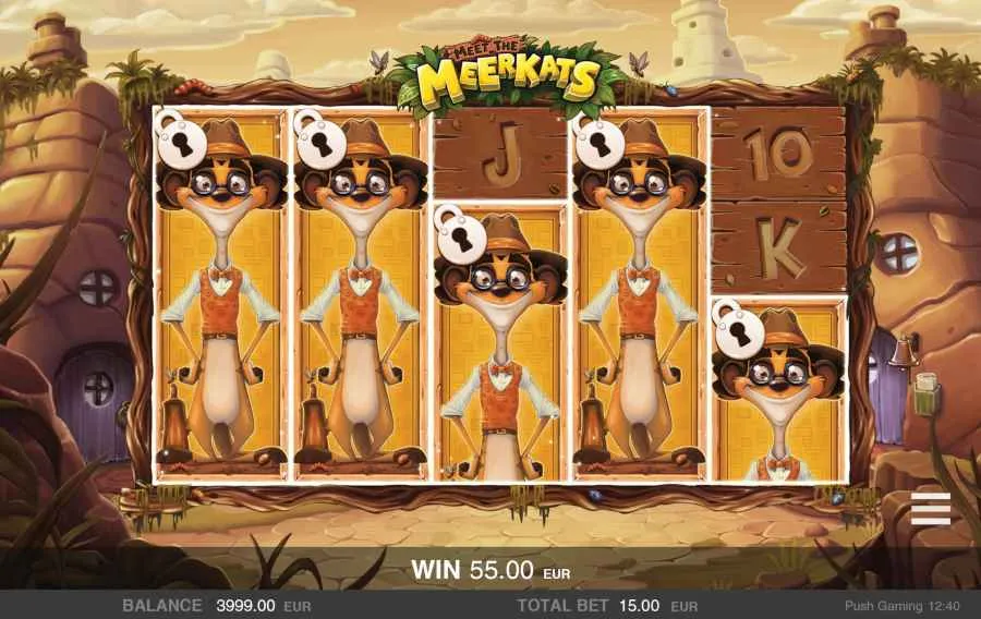 Meet the Meerkats spilleautomater push gaming