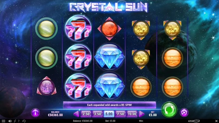 Crystal Sun Slot Review Omtale Norske Spilleautomater Spilleautomat Online Casino PlayNGo Crystal Sun Starburst kopi copy