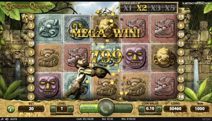 Gonzos Quest Megawin Slot Machine Spilleautomat Spilleautomater Online Casino