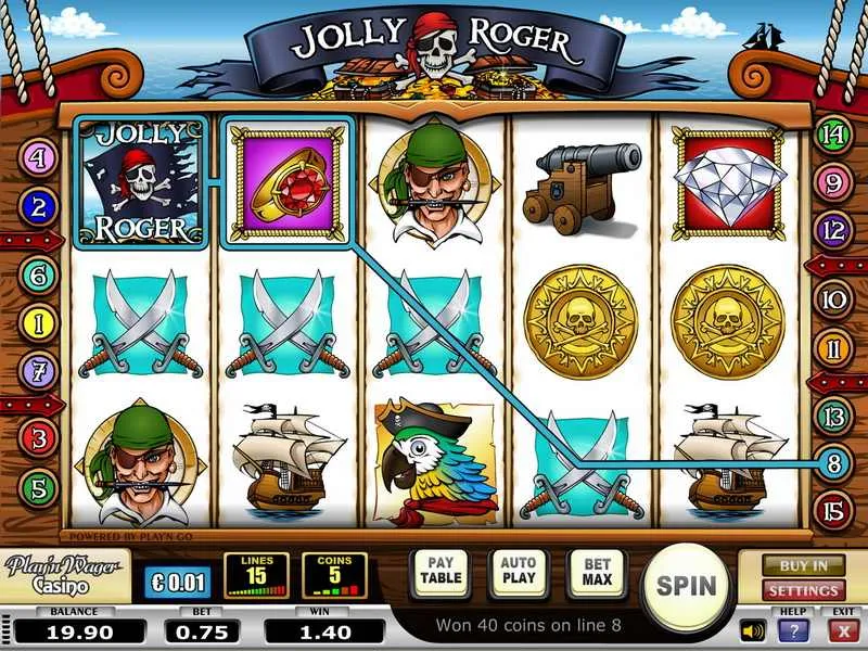 jolly roger spilleautomat