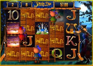 3 Little Pigs Free Spins Wish Upon a Jackpot Blueprint Gaming Slot Machine Online Casino Spilleautomat Spilleautomater