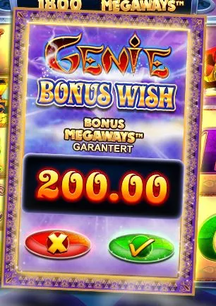 bonus wish genie jackpots