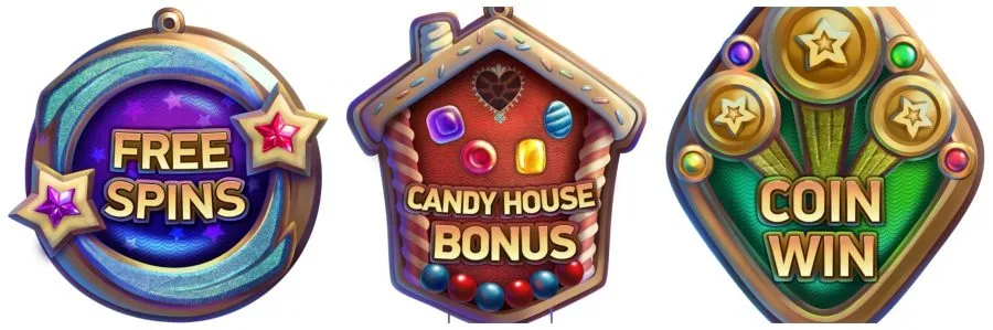 Hansel and Gretel Slot Machine NetEnt Special Symbols freespins Spilleautomater Spilleautomat