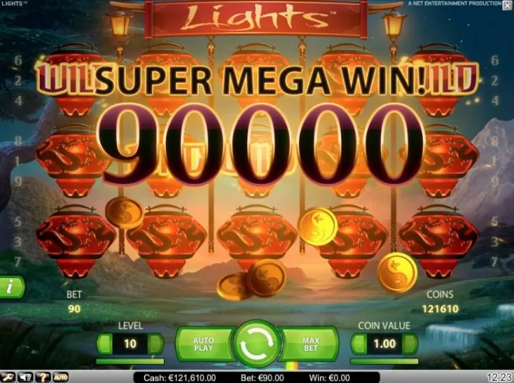 Big Win Lights NetEnt Online Slot Spilleautomat Spilleautomater