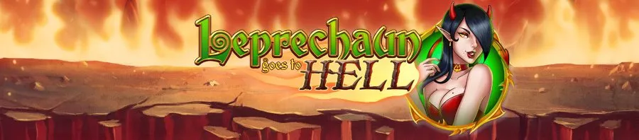 leprechaun goes to hell banner play n go spilleautomater