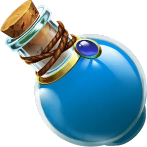 tower quest blå flaske