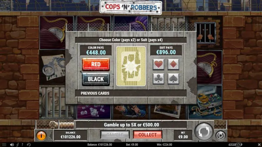 cops n robbers gamble