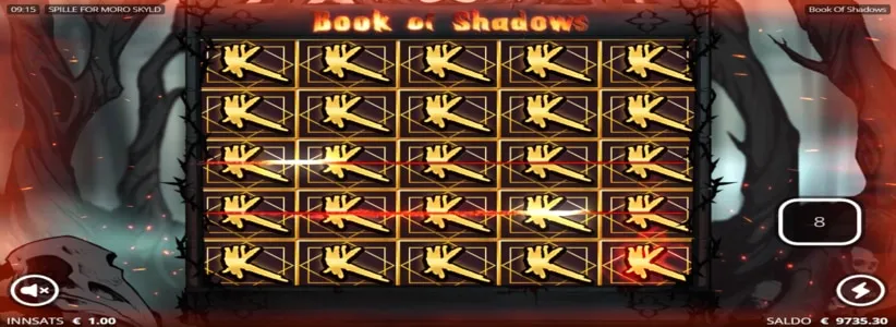 Book of Shadows - Spilleautomat