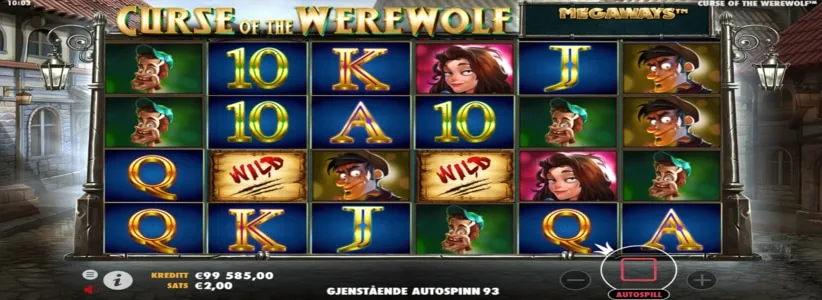Curse of the Werewolf - Spilleautomat