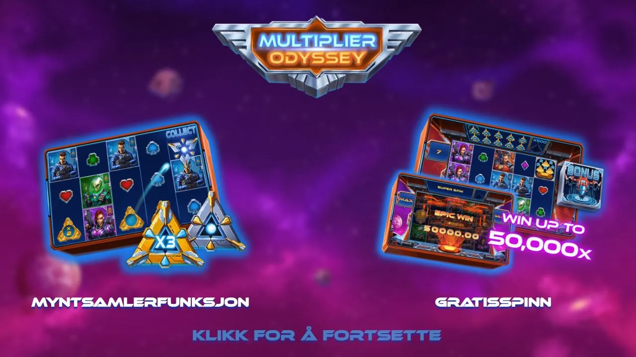 Multiplier Odyssey - slik starter spillet