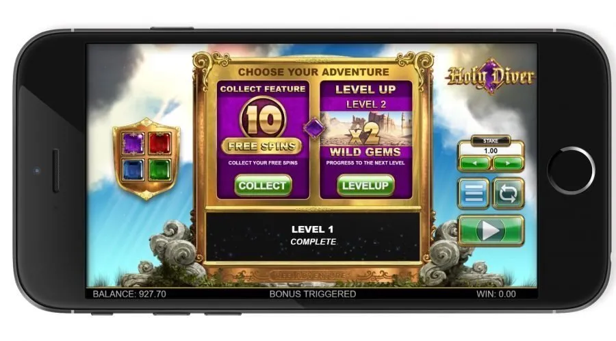 Holy Diver Slot Machine Big Time Gaming Norske Spille Automater Spilleautomat Spilleautomater Mobil Casino