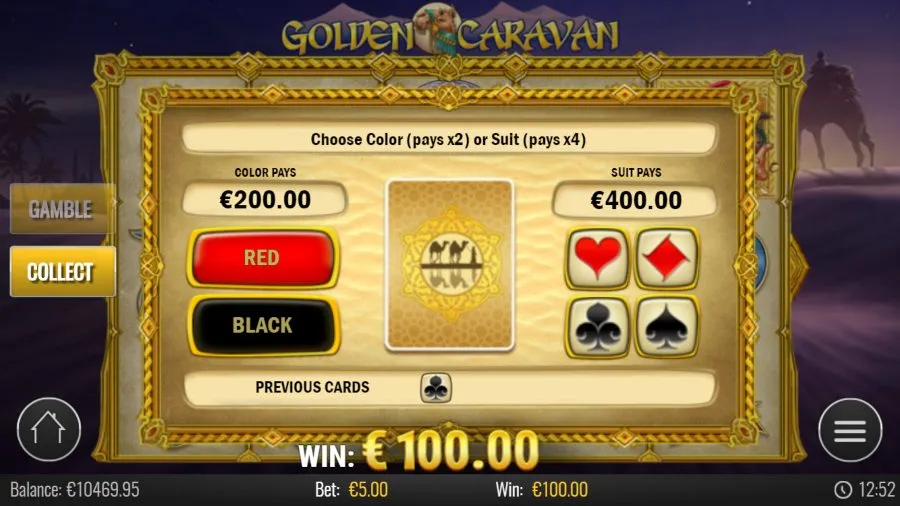 golden caravan gamble spilleautomater