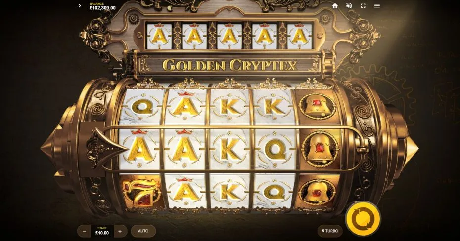 Golden Cryptex Red Tiger Gaming