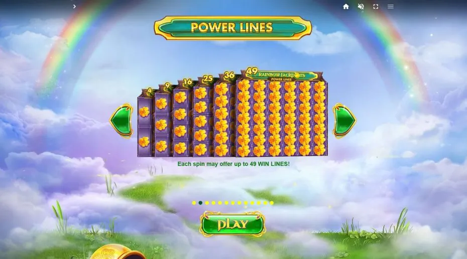 Rainbow Jackpots Power Lines 49