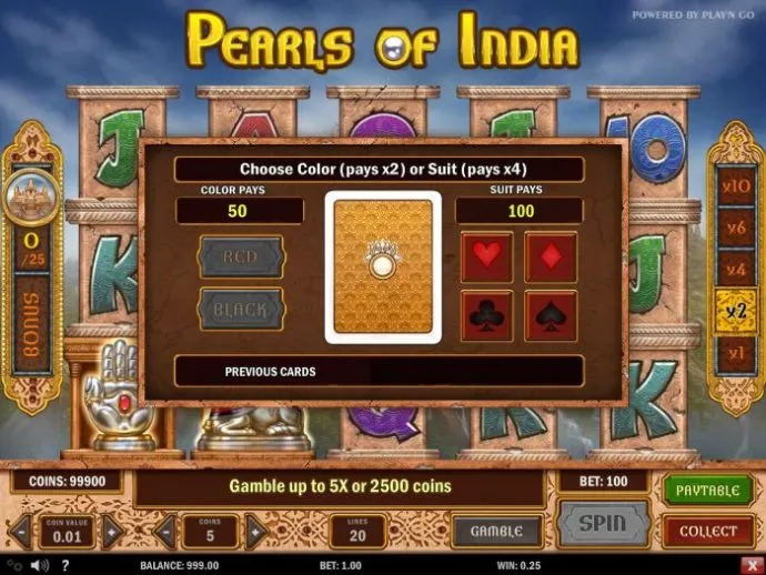 Pearls of India Play N Go Slot Online Casino Spilleautomat Gamble