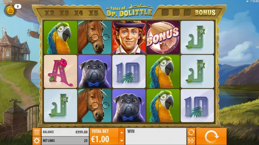 tales of dr doolittle quickspin spilleautomat