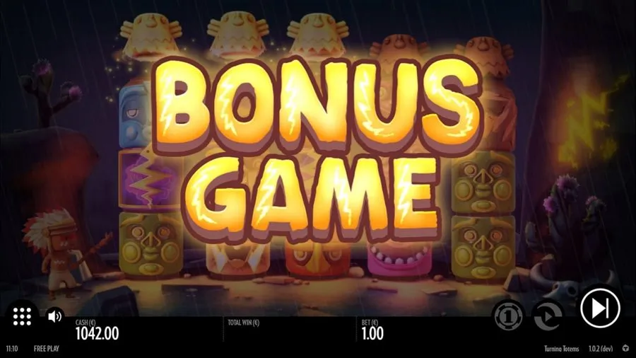 Turning Totems Thunderkick Bonus Game Bonus Spill Slot Review Spilleautomat Omtale Norske Spilleautomater Online Casino Jackpot