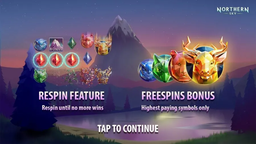 northern sky freespins