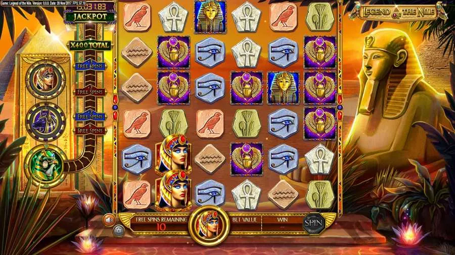 legend of the nile freespins