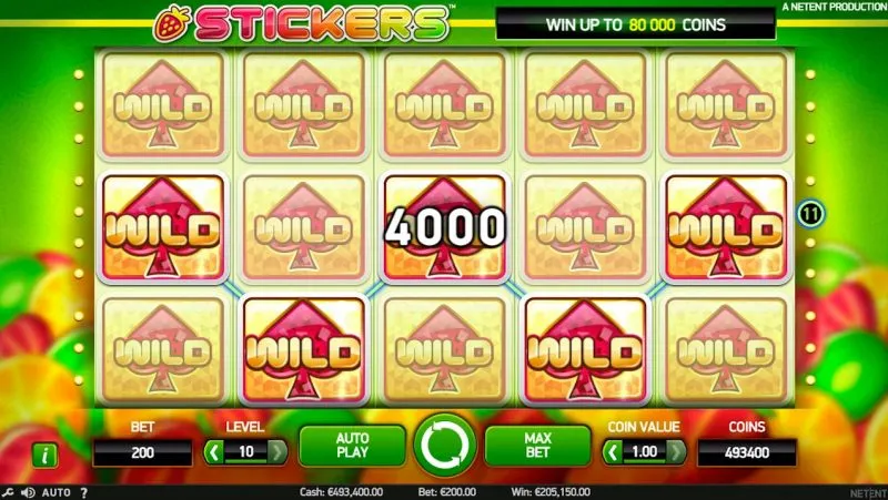 Big Win Stickers Slot Online Casino Spilleautomat Spilleautomater Megagevinst Storgevinst