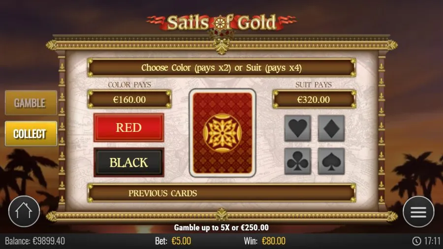 sails of gold kvitt eller dobbelt