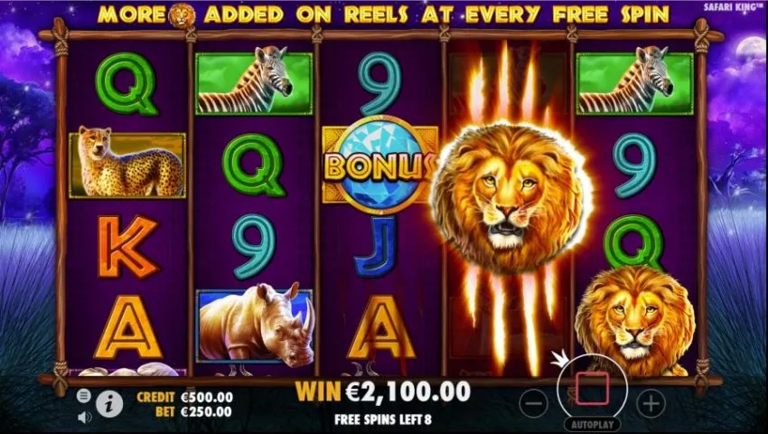 spilleautomat online casino pragmatic play safari king