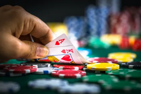 vinne penger på nett- poker og bordspill