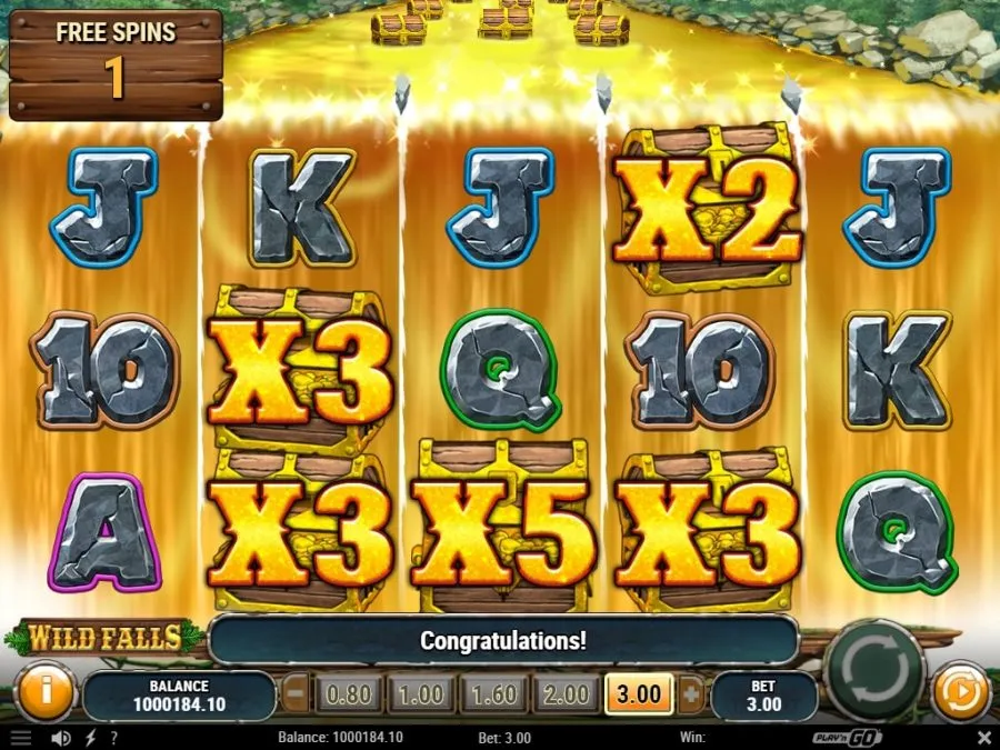Wild Falls Play N Go Online Slot Casino Freespins Norske Spille Automater Spilleautomat Spilleautomater Online Casino