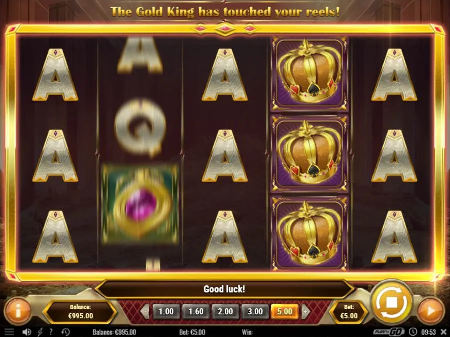 goldking freespins gold king