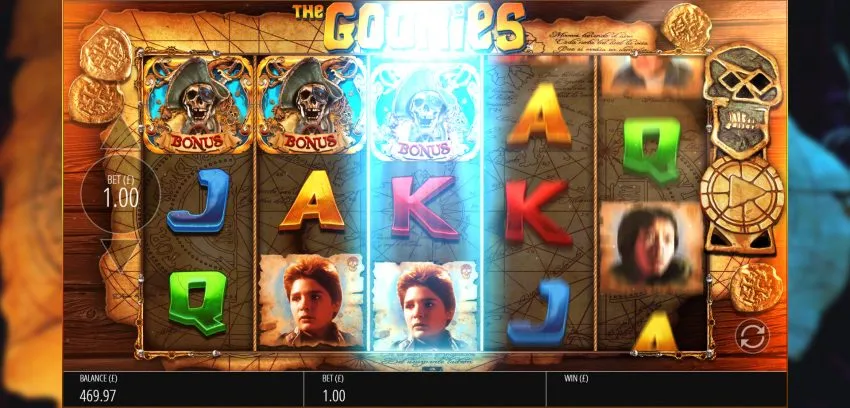 The Goonies Bonus Trigger Norske Spilleautomater Spilleautomat Online Casino Slot Machine Bonus Freespins Free Spins