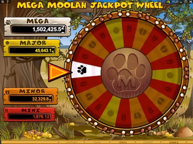 mega moolah jackpot progressive jackpot wheel lykkehjul big win jackpot norske spilleautomater på nett online casino