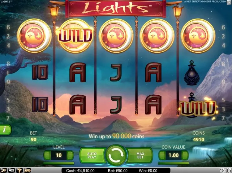 Freespins Scatter Symbol Lights Online Slot Spilleautomat Spilleautomater Online Casino