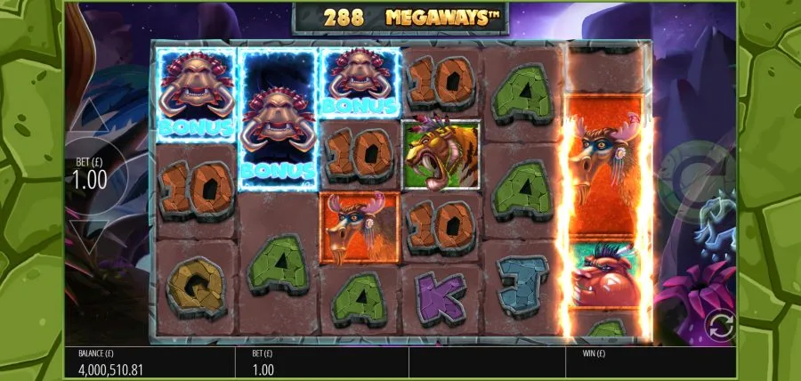 Primal MegaWays Blueprint Gaming Free Spins Trigger Online Casino Slot Machine Spilleautomat Spilleautomater Norske