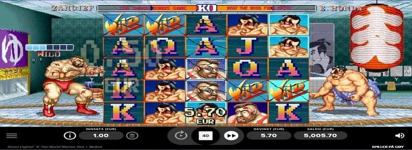 Street Fighter 2 - Spilleautomat