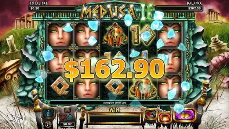 Medusa 2 Nextgen Gaming Norske Spilleautomater Online Casino freespins free spins slot review spilleautomat omtale norske spilleautomater på nett