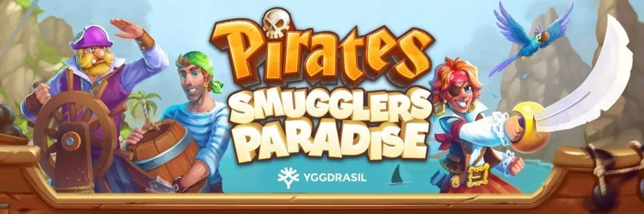 pirates smugglers paradise banner yggdrasil gaming