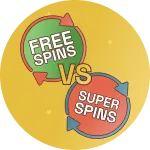 Freespins vs Super spins