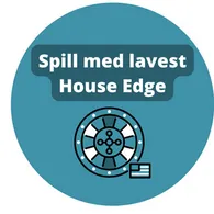 Spill med lavest house edge