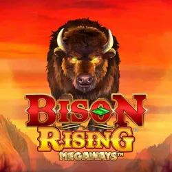 Logo image for bison rising megaways