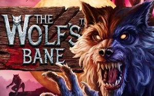 The wolfs bane slot logo