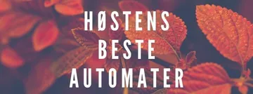 Beste automater lansert høsten 2019