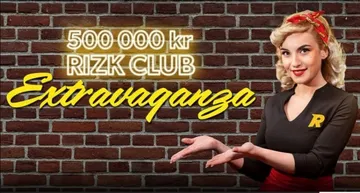 Rizk Extravaganza - 500 000kr skal ut!