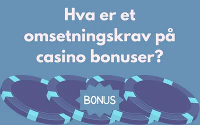 Hva er et omsetningskrav på casino bonuser (1)