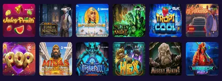 Spillutvalg hos iWild Casino Norge
