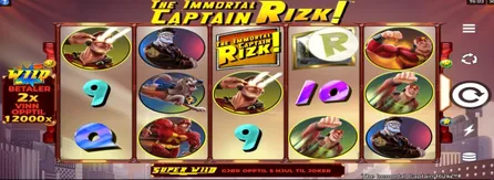 The Immortal Captain Rizk! - Spilleautomat